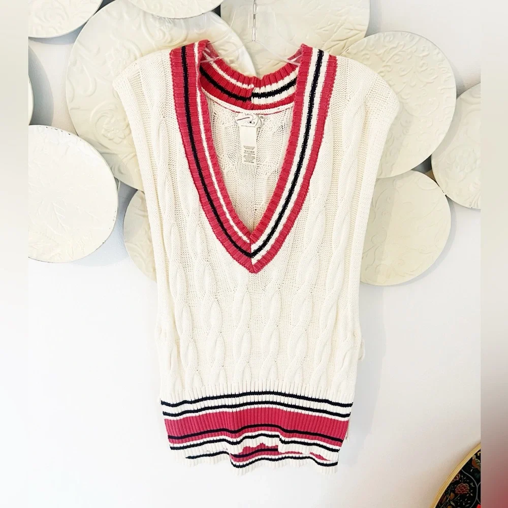 Free People V Neck Sweater Vest